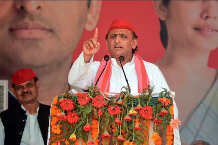 Akhilesh Yadav made serious allegations against CM YOGI in Muzaffarnagar, saying he is giving bad ration!