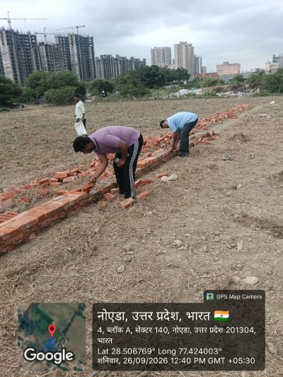 नोएडा में अवैध कब्जे की कोशिश नाकाम, प्राधिकरण ने 2000 वर्गमीटर जमीन को कराया सुरक्षित